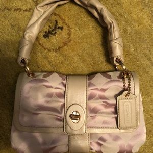 Coach Handbag Pink Parker Pop Art Serial #13408